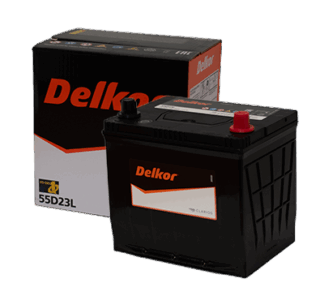 [DK55D23L] BATERIA DELKOR 60AH 490CCA CON PESTAÑA (-+)